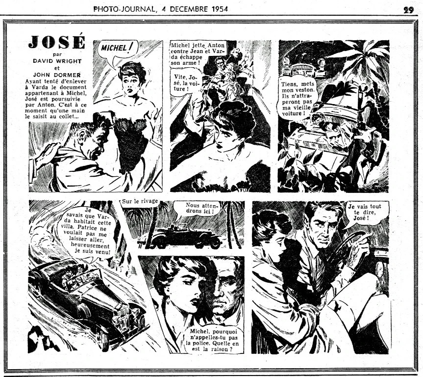 An example of “Jo”, as published as “Josė” in the Montréal French newspaper Photo-Journal