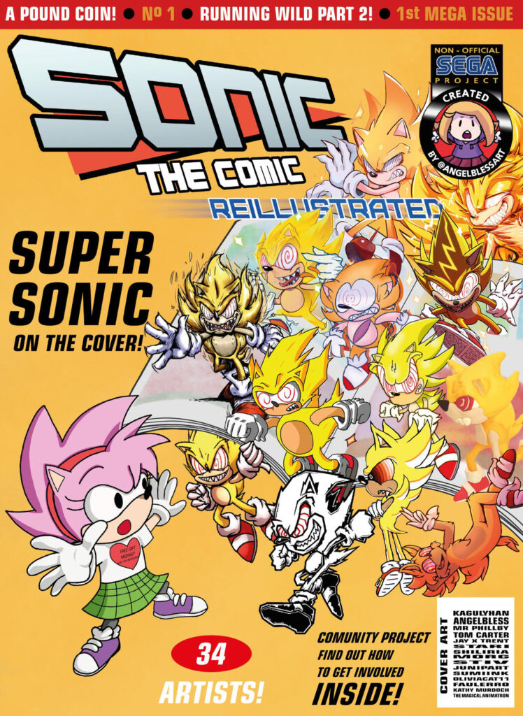 Sonic the Comic: Reillustrated #1 - Cover