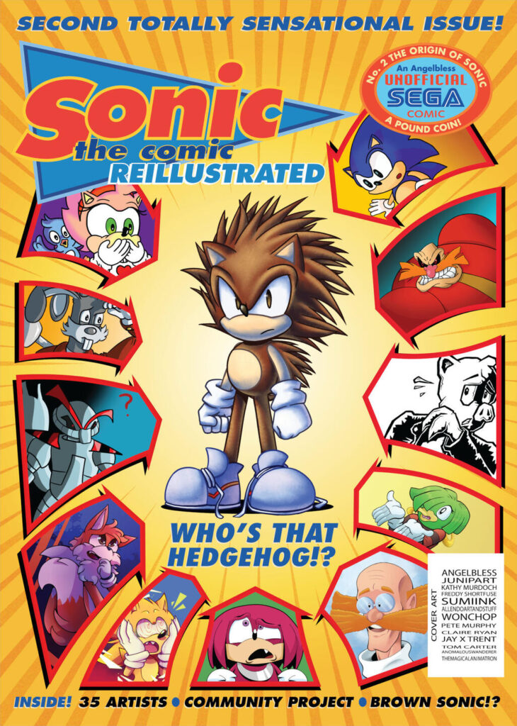 Sonic the Comic: Reillustrated #2 - Cover