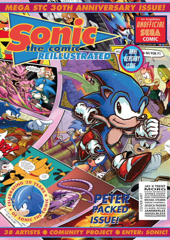 Sonic the Comic: Reillustrated #3 - Cover