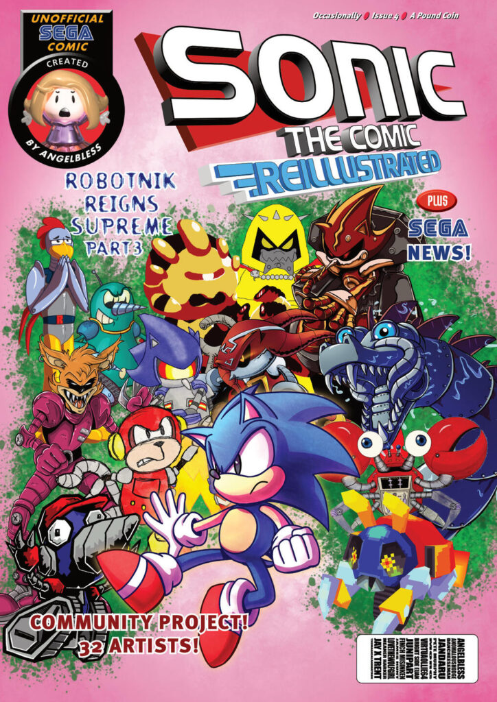 Sonic the Comic: Reillustrated #4 - Cover