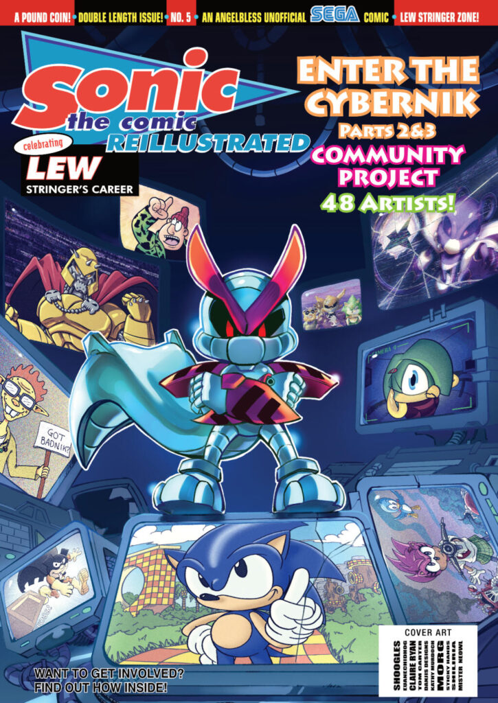 Sonic the Comic: Reillustrated #5 - Cover