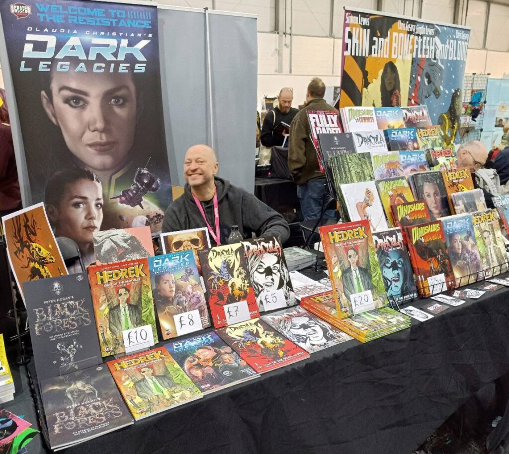 Shane Chebsey at Thought Bubble earlier this month | Photo via Scratch Comics Publications