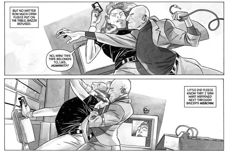 2000AD 1836: "Tharg's Terror Tales: The Death Magnetic", art by Will Morris