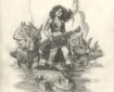 Mark Schultz - Hannah Dundee from Xenozoic Tales Illustration Original Art (undated) SNIP