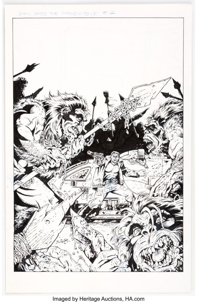 Dare the Impossible #7 Cover art by Flint Henry