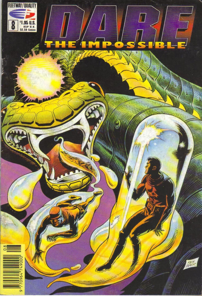 Dare the Impossible #8. Cover by Ken Barr