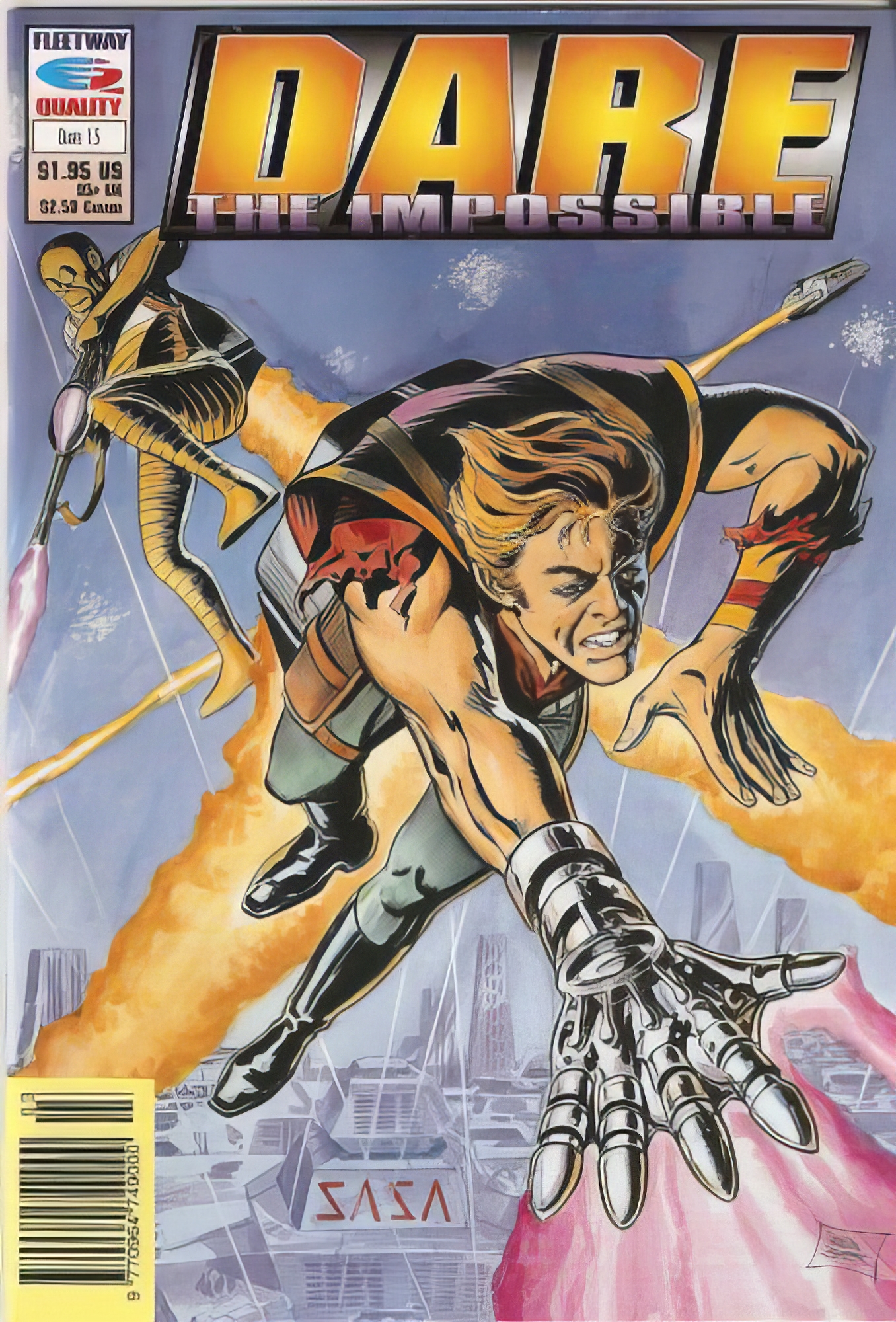 Dare the Impossible #15 cover by Ken Barr