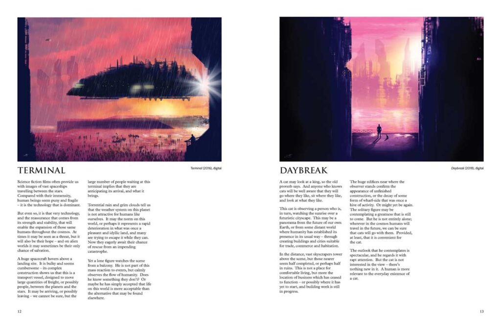 First Light: The Science Fiction Art of Alex Storer - Sample Spread