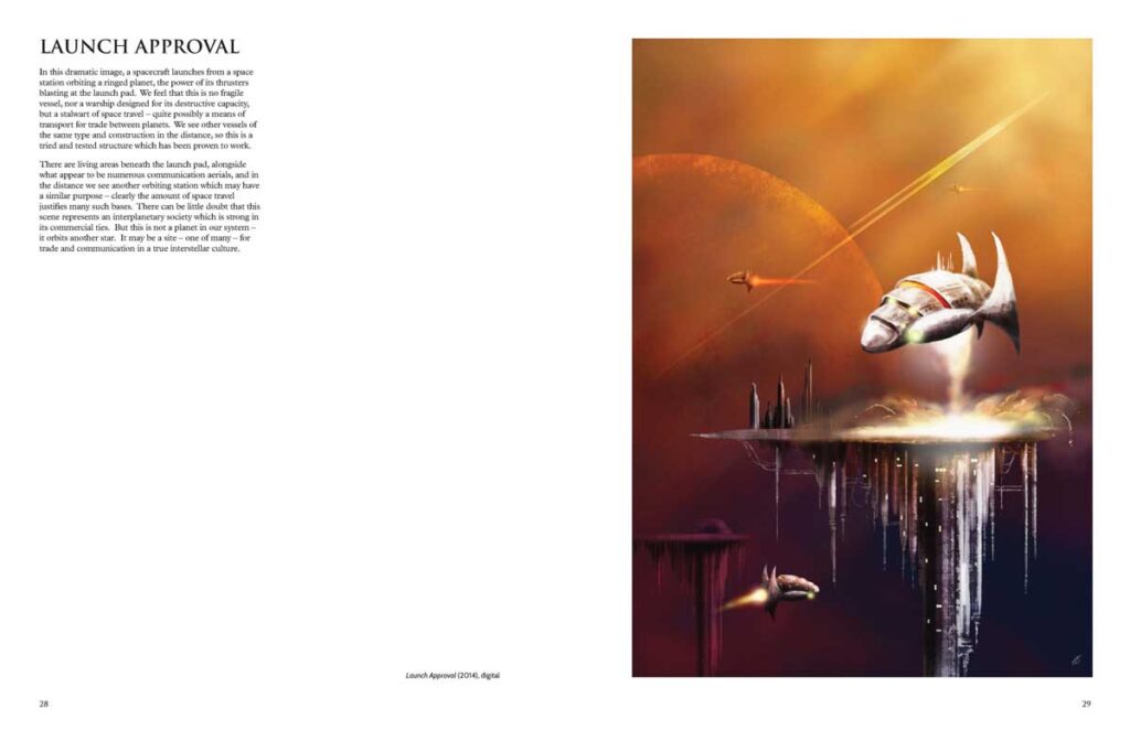 First Light: The Science Fiction Art of Alex Storer - Sample Spread