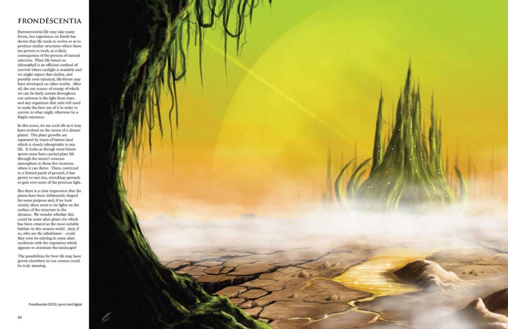 First Light: The Science Fiction Art of Alex Storer - Sample Spread