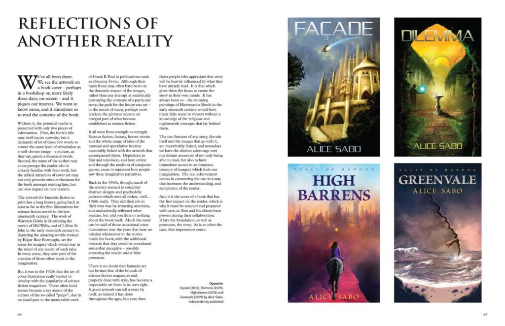 First Light: The Science Fiction Art of Alex Storer - Sample Spread