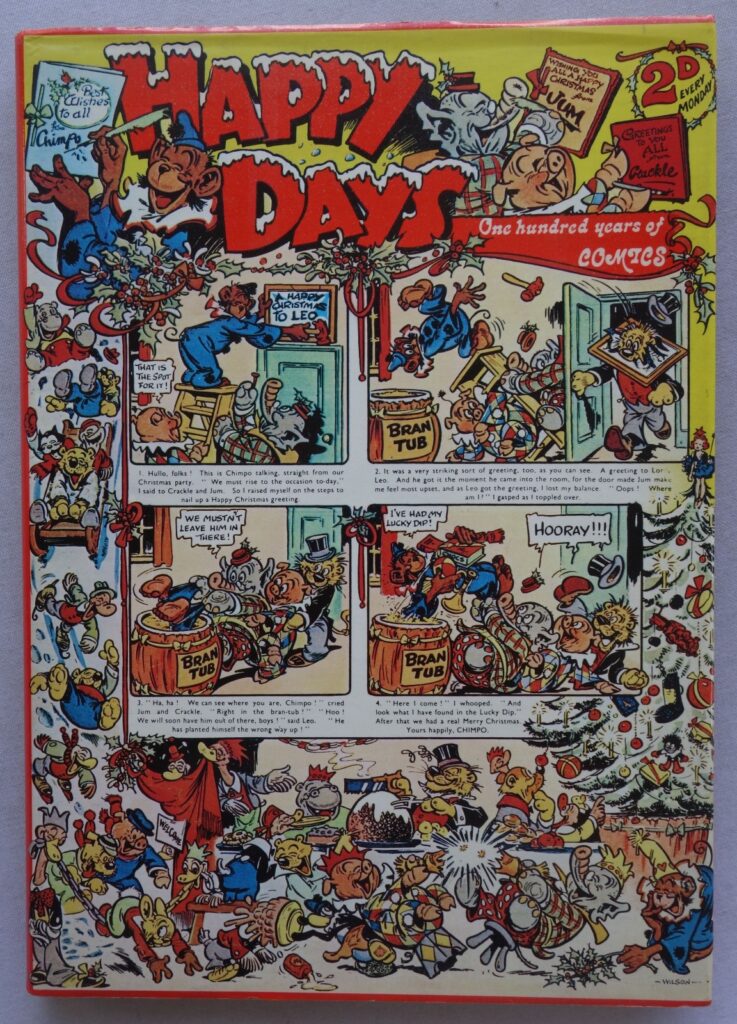 Happy Days One Hundred Years of Comics Book by Denis Gifford