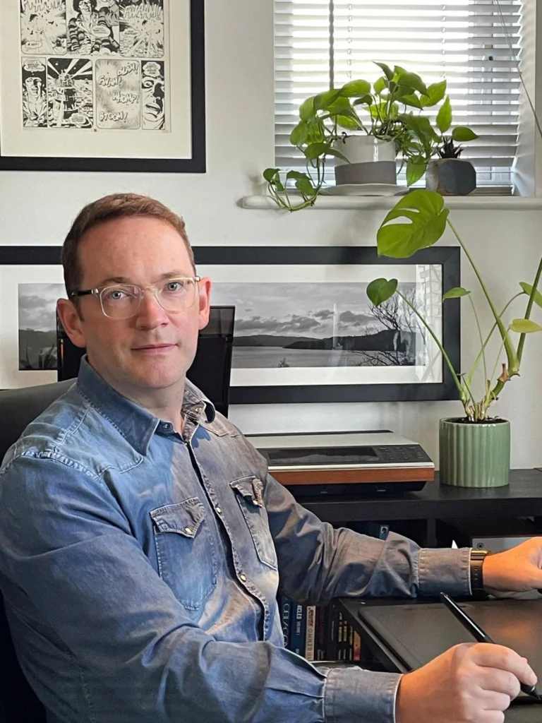 Concept Artist (and, clearly, Dave Gibbons fan!) Peter Mckinstry