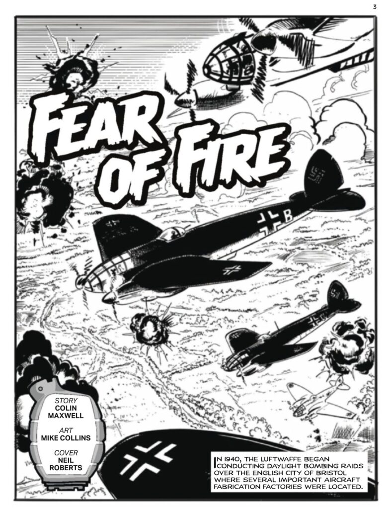 Commando 5911 (Home of Heroes): Fear of Fire Story: Colin Maxwell | Art: Mike Collins | Cover: Neil Roberts