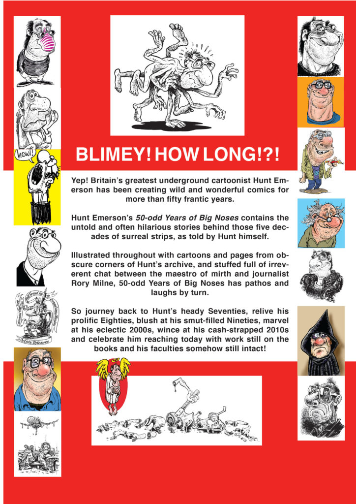 50-Odd Years of Big Noses - Hunt Emerson interviewed by Rory Milne