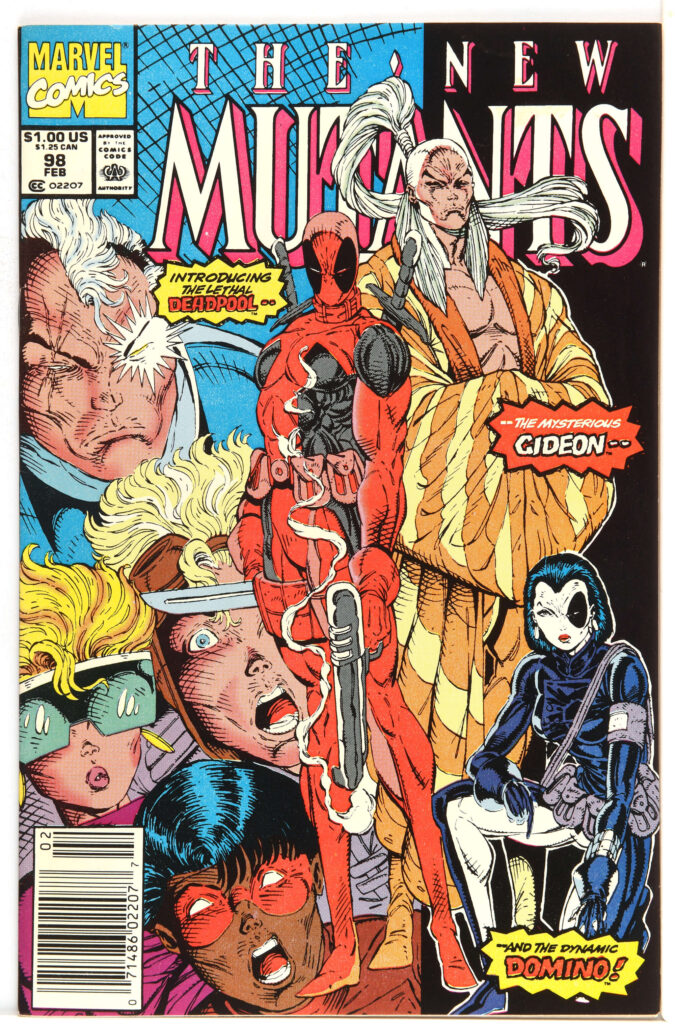 New Mutants No. 98 - first appearance of Deadpool Newsstand edition High-grade condition (Marvel Comics, 1991)