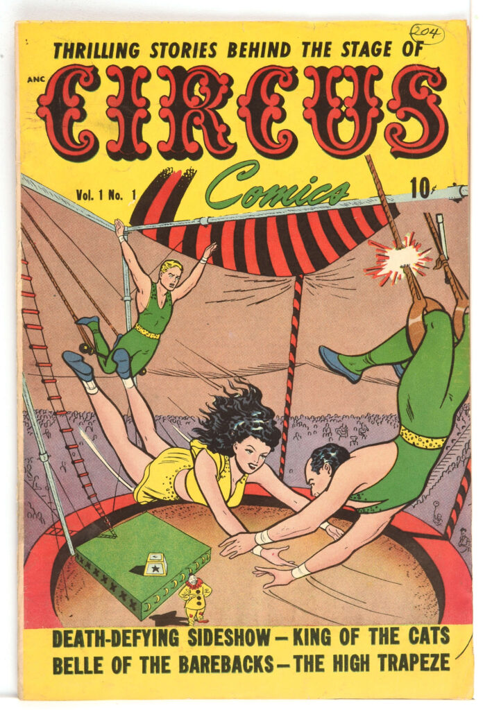 Circus Comics No. 1 Golden-age issue featuring early Frank Frazetta art (D.S. Publishing, 1948)