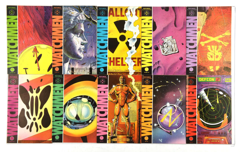 Watchmen by Alan Moore Nos. 1 - 12: a complete set in High-Grade condition (DC Comics, 1986/87)