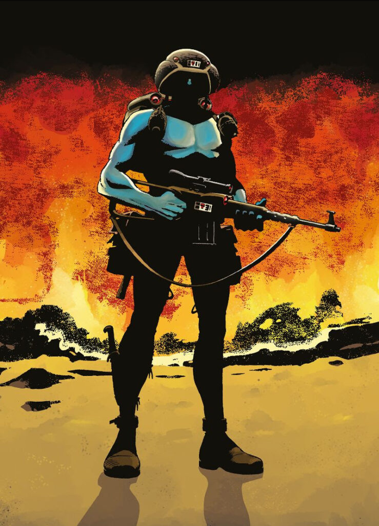 Rogue Trooper: Ghost Patrol - cover art by Dave Gibbons