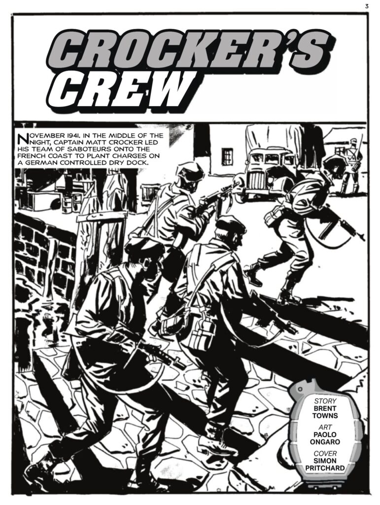Commando 5915 (Home of Heroes): Crocker’s Crew Story: Brent Towns | Art: Paolo Ongaro | Cover: Simon Pritchard