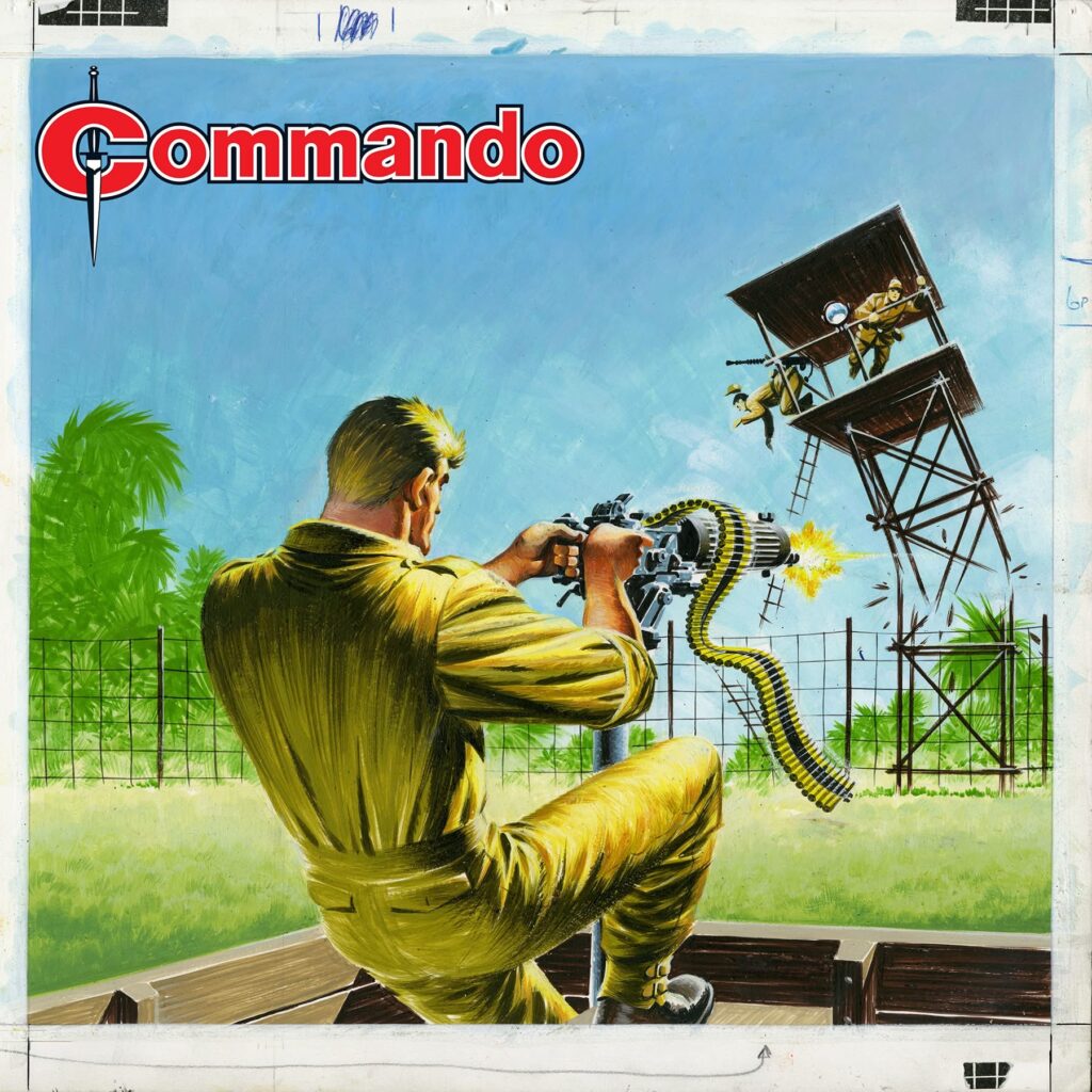 Commando 5916 (Gold): Mighty Maguire Story: Richardson | Art: Franch | Cover: Ian Kennedy First published 1971 as No. 593