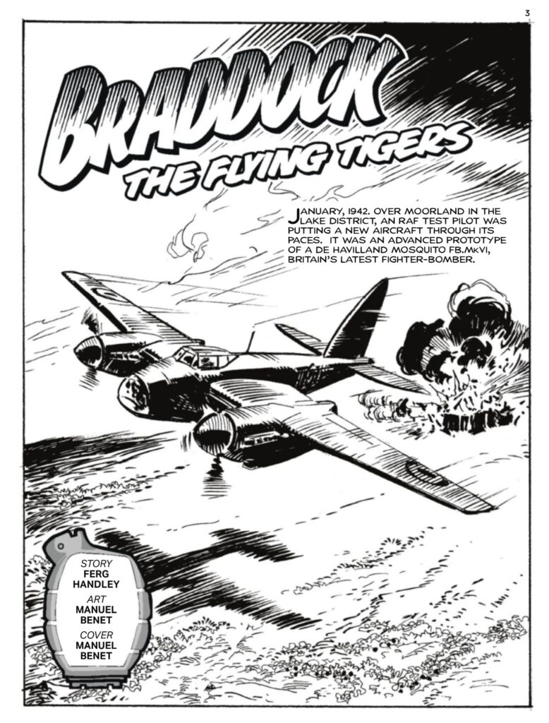 Commando 5919: Braddock: The Flying Tigers
Writer: Ferg Handley | Artist and Cover Artist: Manuel Benet