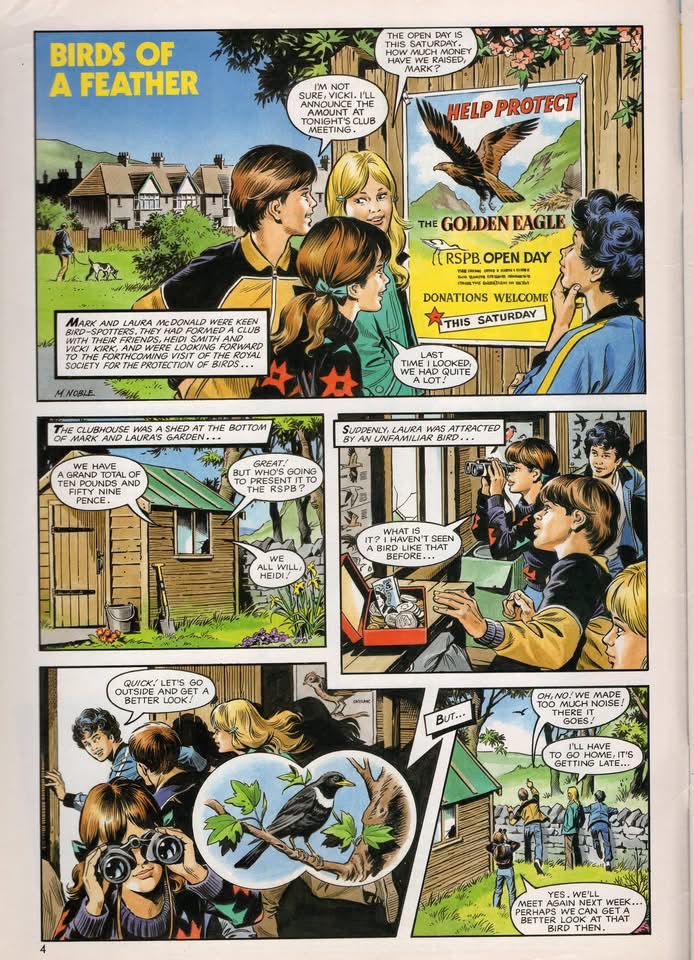 Piggy Press No. 10: “Birds of a Feather”, art by Mike Noble