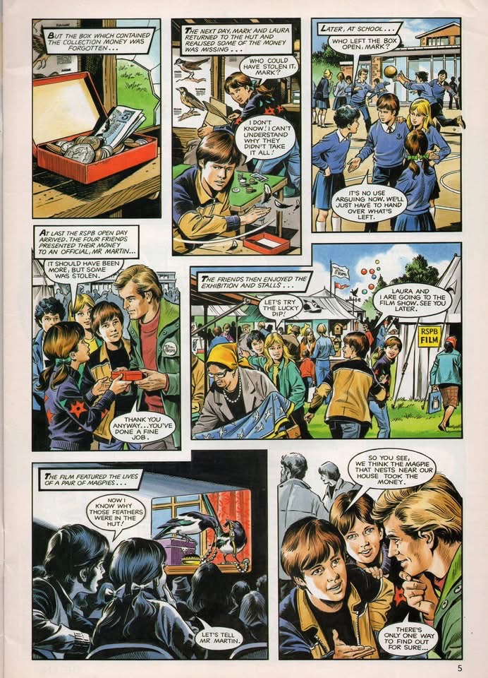 Piggy Press No. 10: “Birds of a Feather”, art by Mike Noble