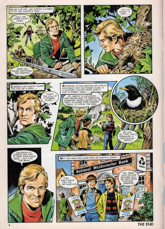 Piggy Press No. 10: “Birds of a Feather”, art by Mike Noble