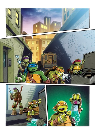 Teenage Mutant Ninja Turtles art by Iain Buchanan
