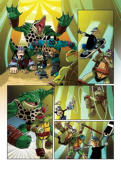 Teenage Mutant Ninja Turtles art by Iain Buchanan