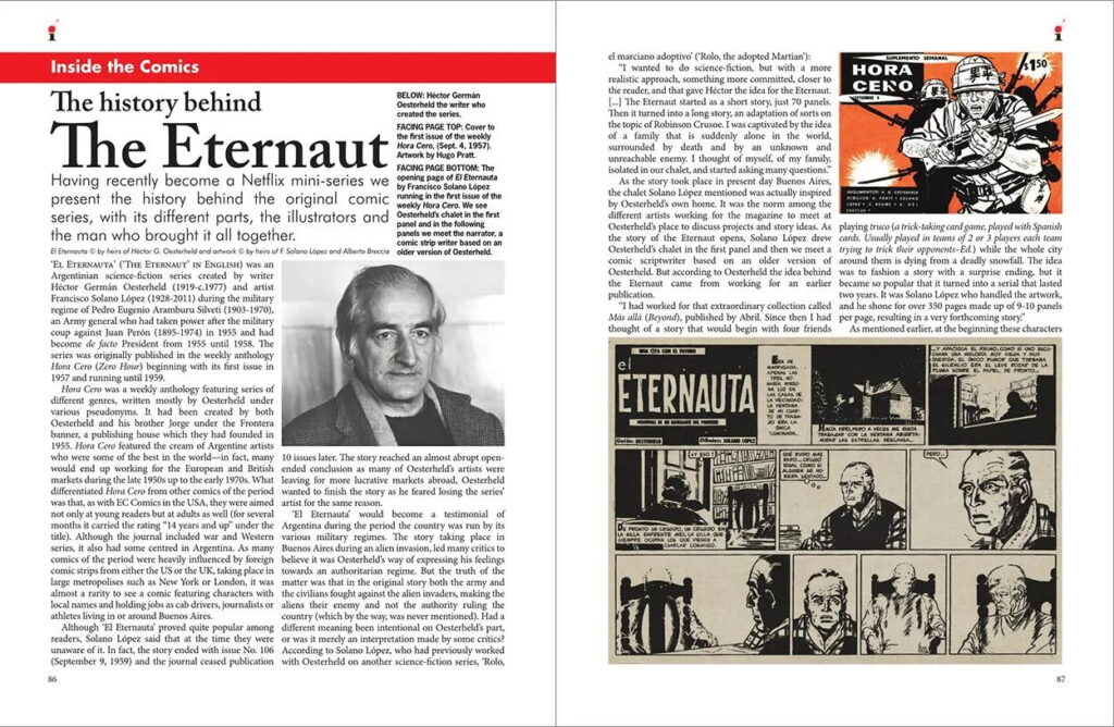 illustrators 49: Author: Diego Cordoba | Artists: Gregory Manchess, Frank Cho, Hannah Gillingham, The Eternaut | Publisher: Book Palace Books, November 2025 | Number of pages: 112 | Format: Soft Cover; Full Colour illustrations | Size: 9" x 11" (216mm x 280mm) | ISBN: 9781913548803