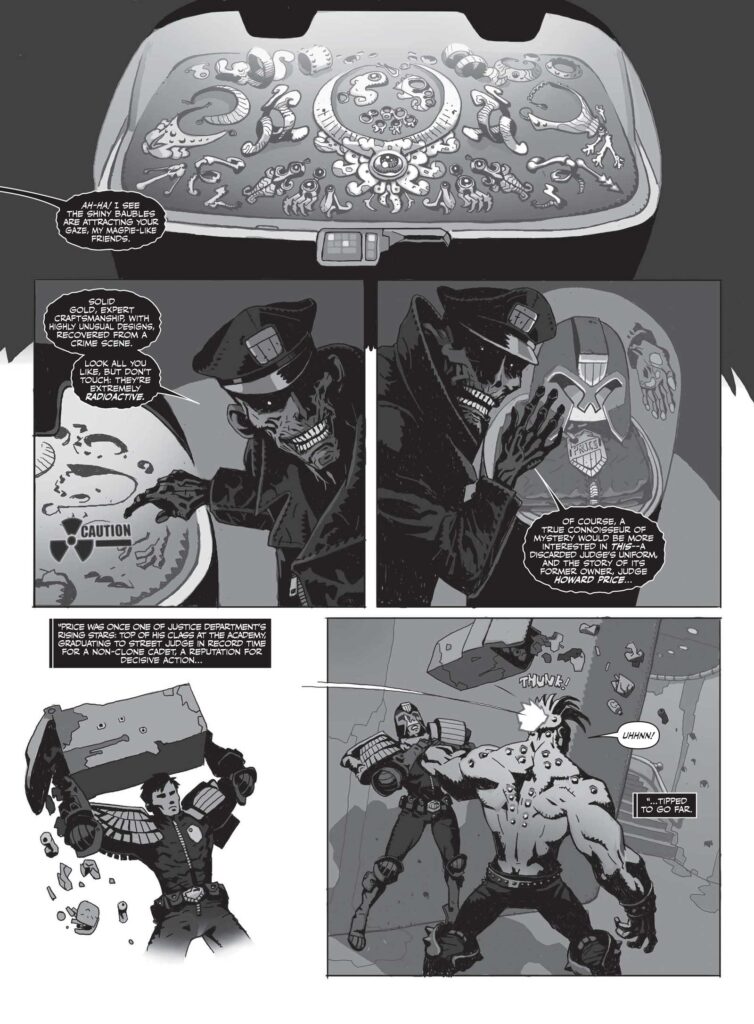 Judge Dredd Megazine 289 - Tales from the Black Museum - The Shadow Over James Block