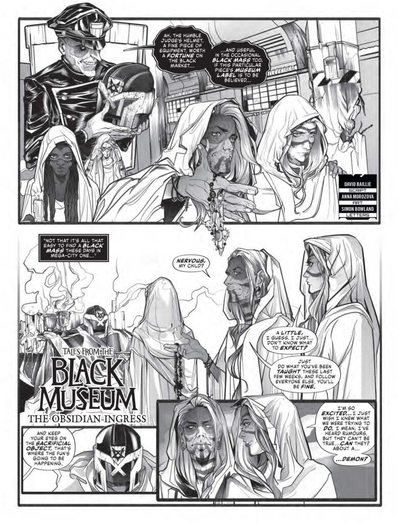 Judge Dredd Megazine 423 - Tales from the Black Musuem - Obsidian Ingress