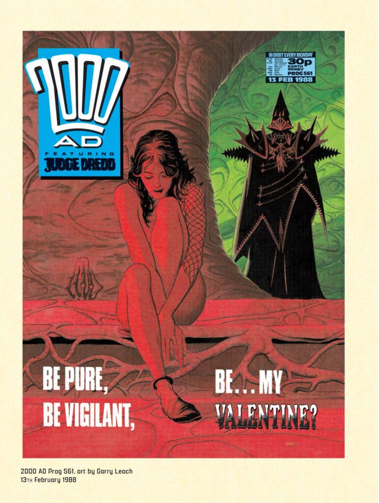 2000AD Definitive Edition - Nemesis the Warlock Volume 4 - 2000AD Prg 561 cover by Garry Leach