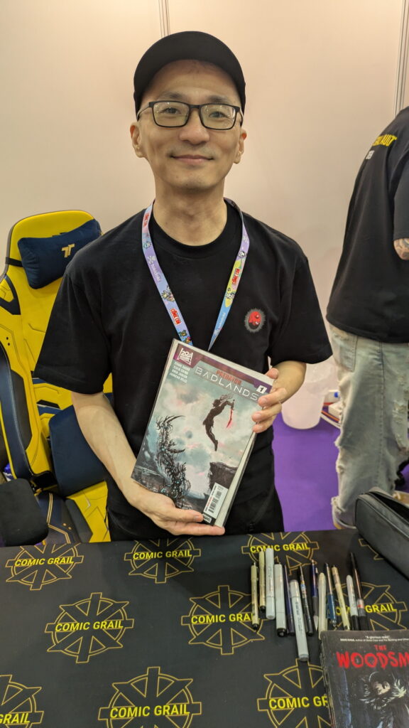 Elvin Ching with Predator Badlands #1