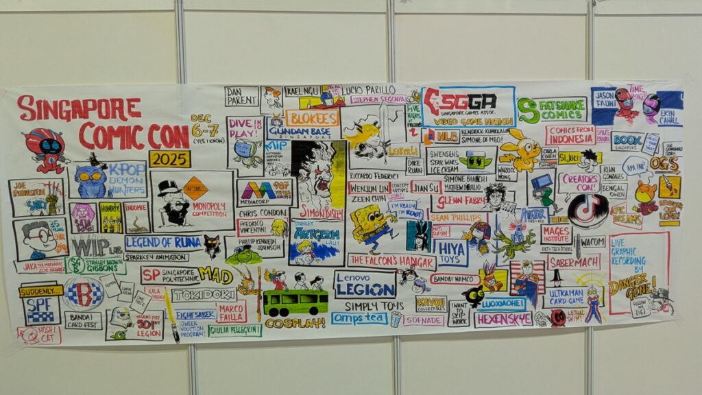 Singapore Comic Con 2025 Infographic