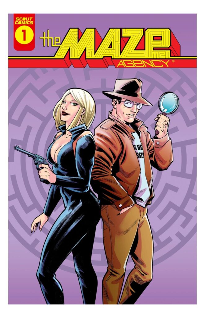 The Maze Agency by Mike W. Barr (Scout Comics)