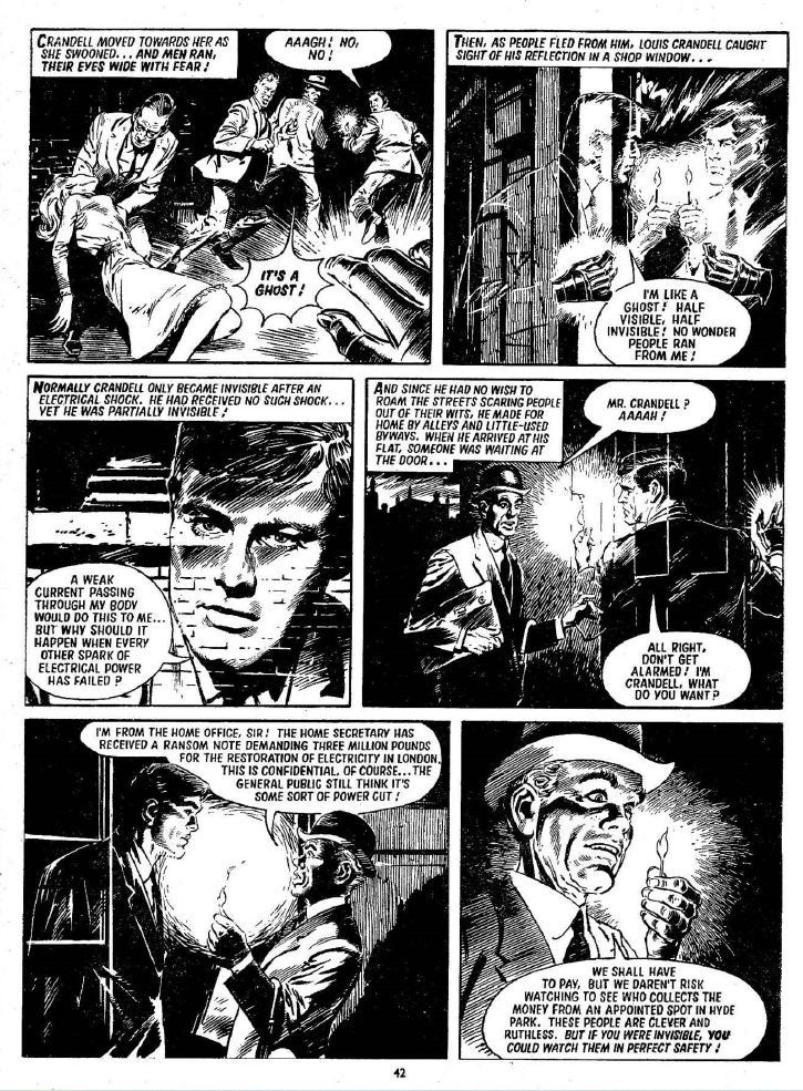 The Steel Claw Comic Strip from Valiant Annual 1965 written by David Motton