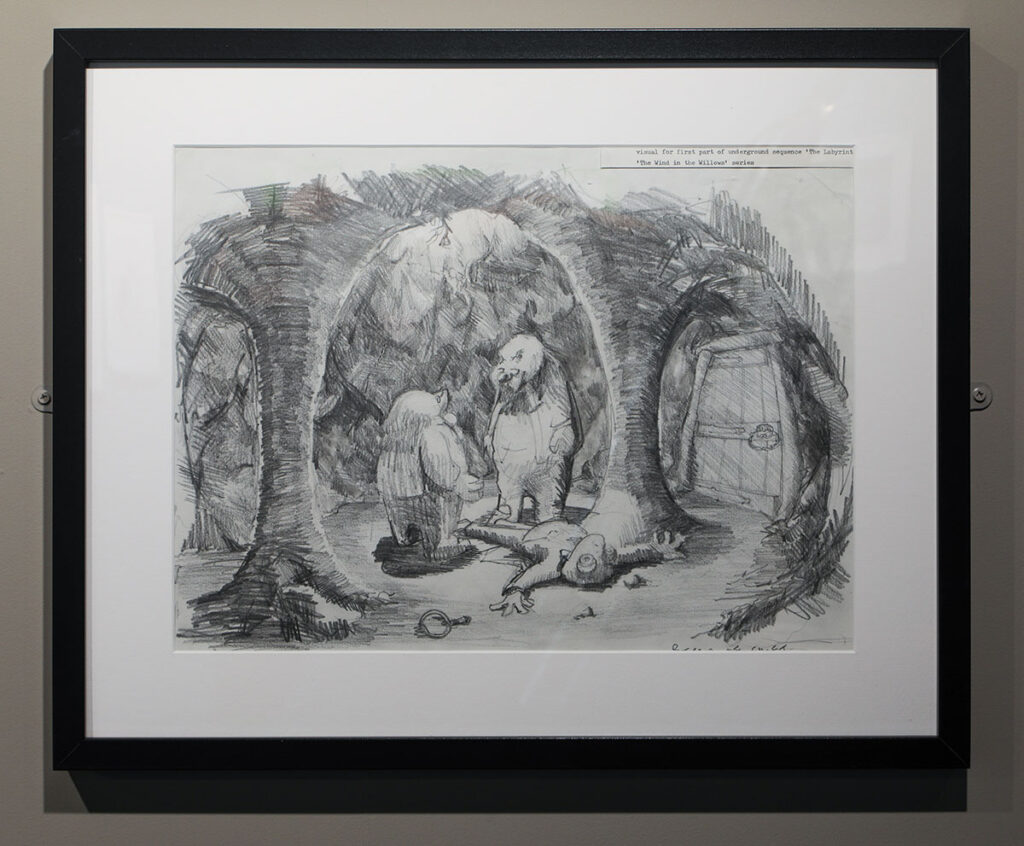 Wind in the Willows original drawing by Terry Brown © Jason Lock