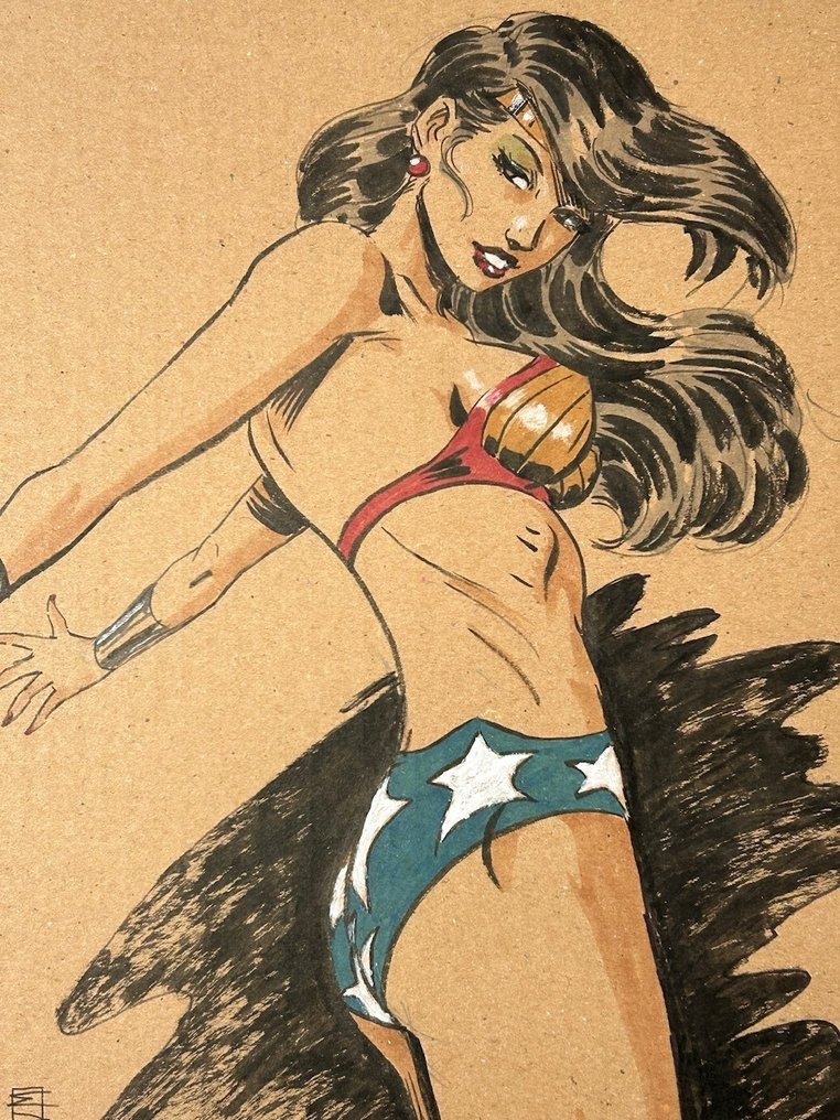 "Wonderful Wonder Woman" by Will Meugniot

A stunning large signed painting of Wonder Woman by Will Meugniot created on 23rd January 2016