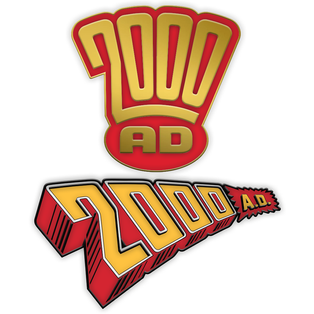 2000Ad/ Rebellion - Exclusive Forbidden Planet Merchandise 2025 - 2000 AD: Enamel Pin Badge Set: Logos