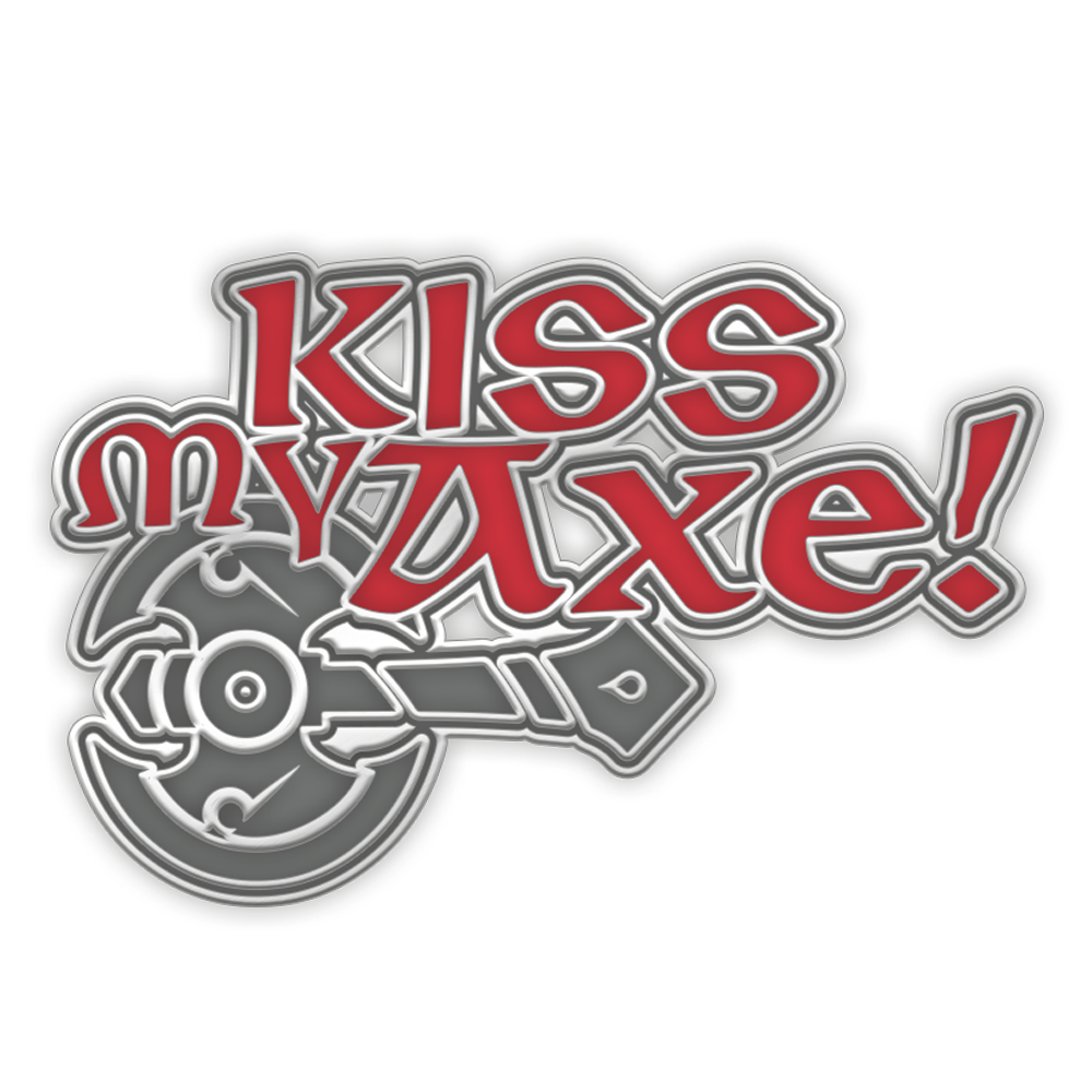 2000Ad/ Rebellion - Exclusive Forbidden Planet Merchandise 2025 - 2000 AD: Sláine: Enamel Pin Badge: ‘KIss My Axe!’