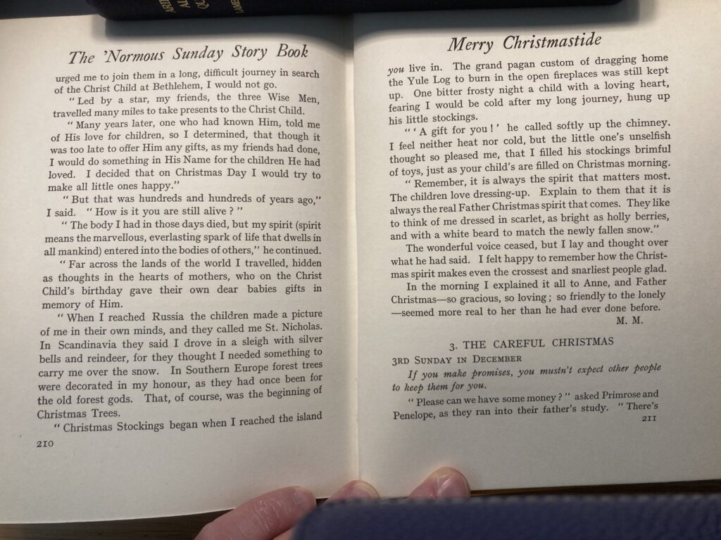 The Truth About Father Christmas, the short story from the 1925 anthology The 'Normous Sunday Story Book (copyright remains with Twigg's family) | Via BBC Century