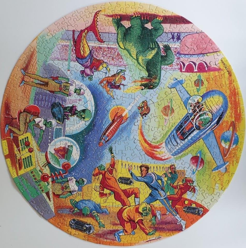 Waddington's 1950's Dan Dare The Circular Jigsaw Puzzle