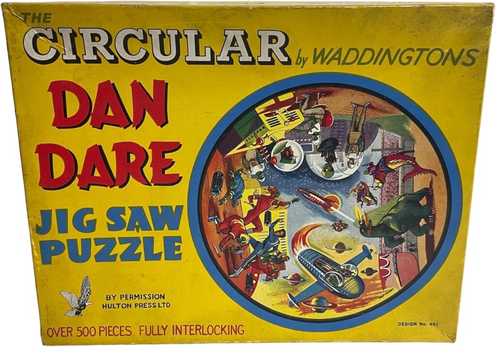Waddington's 1950's Dan Dare The Circular Jigsaw Puzzle