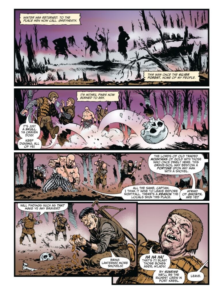 2000AD Prog 2463 - HAWK THE SLAYER // THE CALL by Alec Worley (Writer) Staz Johnson (Artist) John Charles (Colourist) Rob Steen (Letterer)