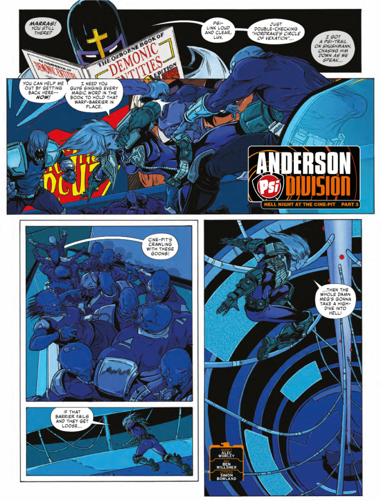 Judge Dredd Megazine 487 - ANDERSON, PSI-DIV by Alec Worley (Writer) Ben Willsher (Artist) Simon Bowland (Letterer)