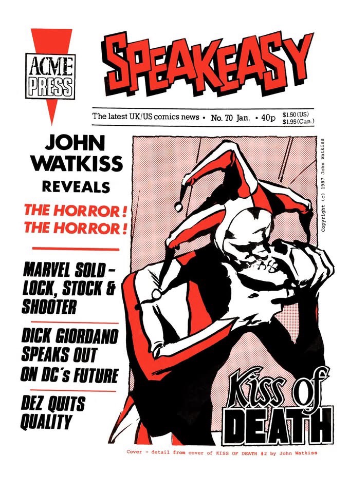 SPEAKEASY No. 70 Cover